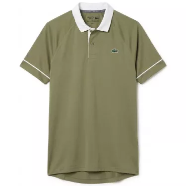 Lacoste Tennis Novak Djokovic On Court Polo Gr&uuml;n