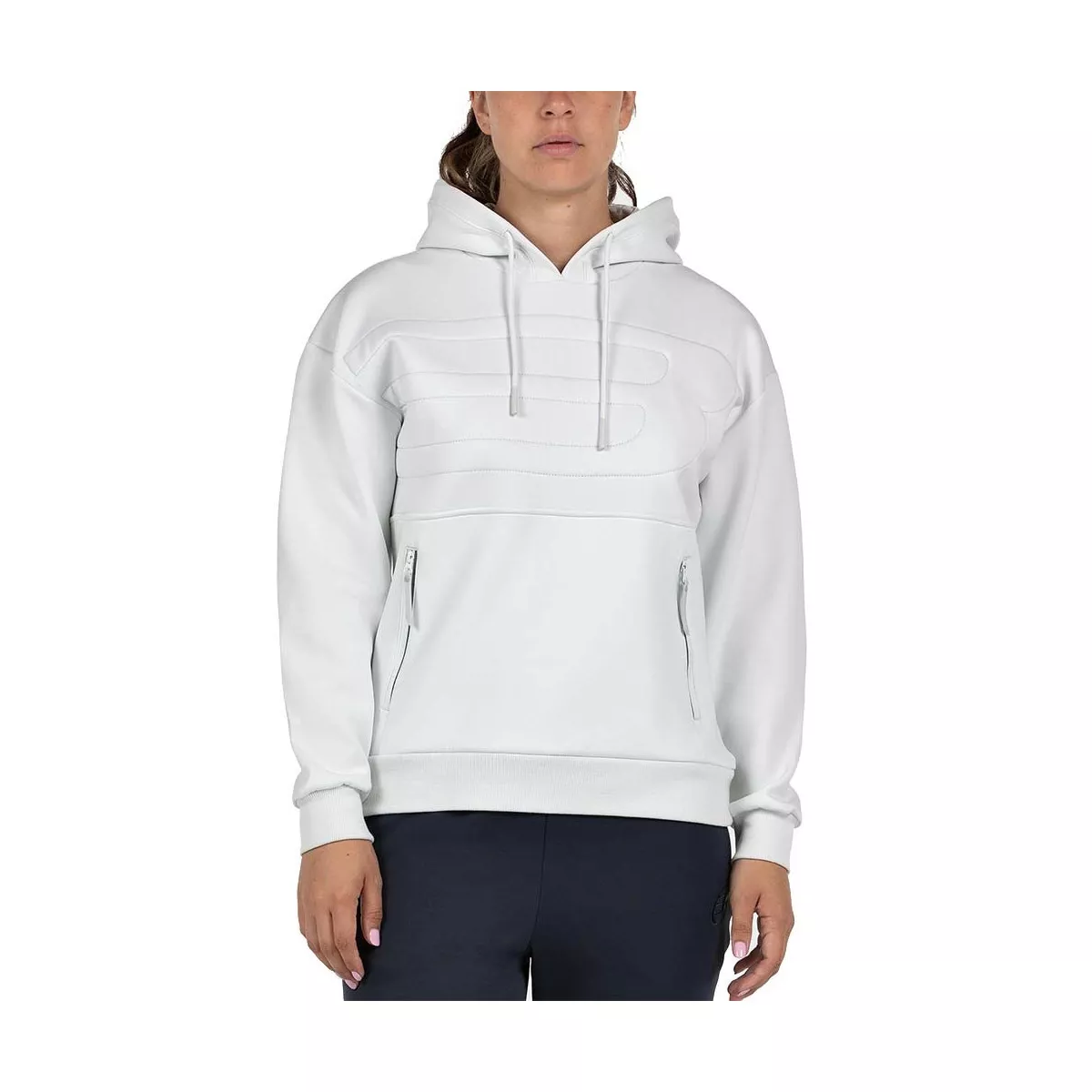 Bullpadel Eolia Kapuzenpullover Damen Wei&szlig;