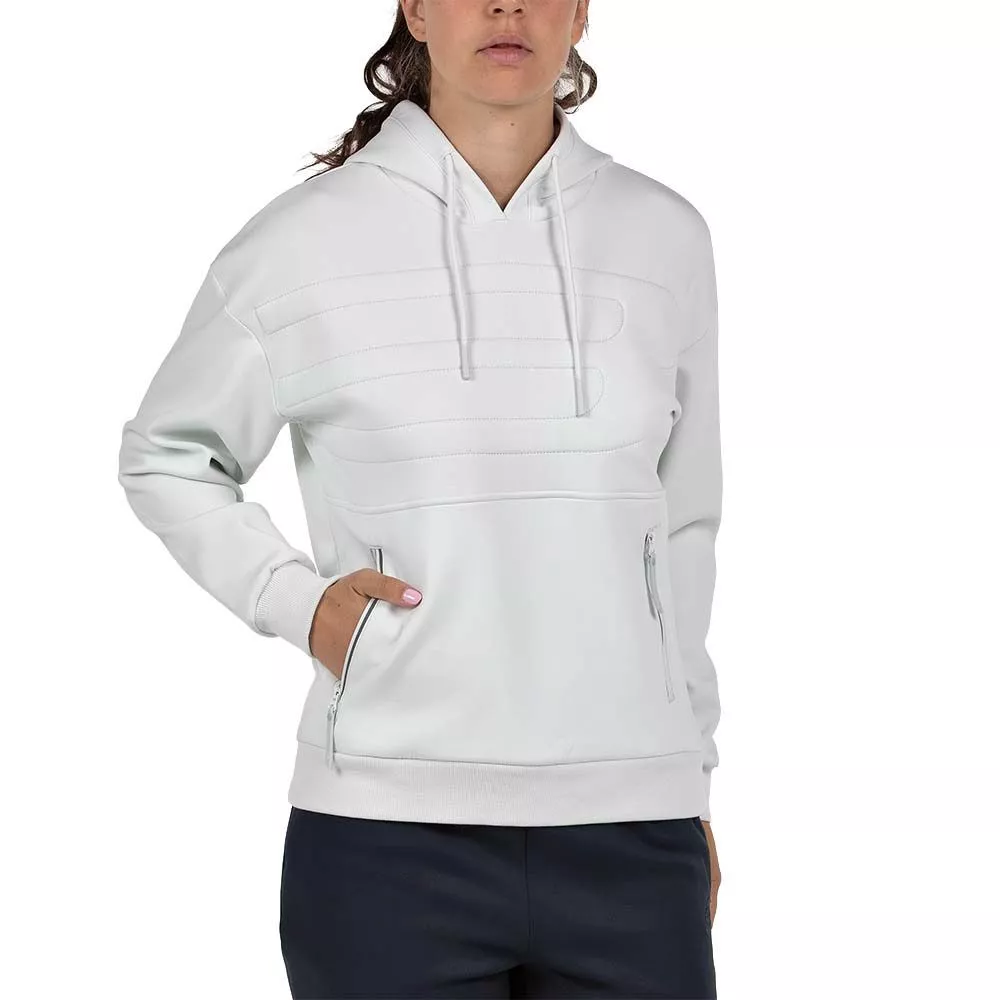 Bullpadel Eolia Kapuzenpullover Damen Wei&szlig;