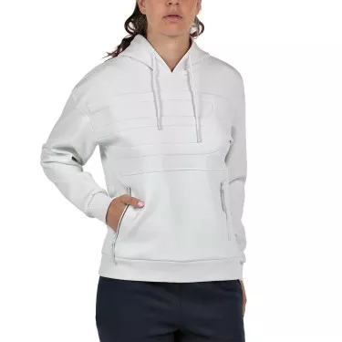 Bullpadel Eolia Kapuzenpullover Damen Wei&szlig;