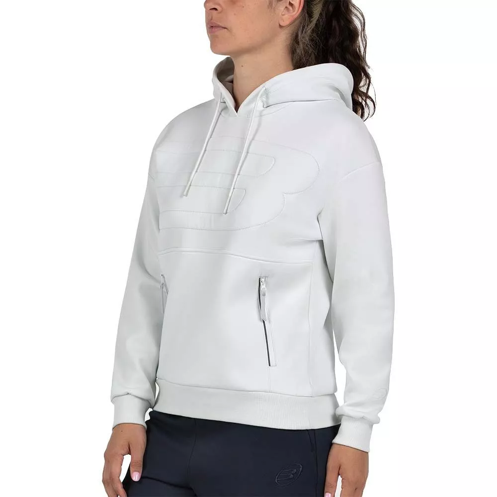 Bullpadel Eolia Kapuzenpullover Damen Wei&szlig;
