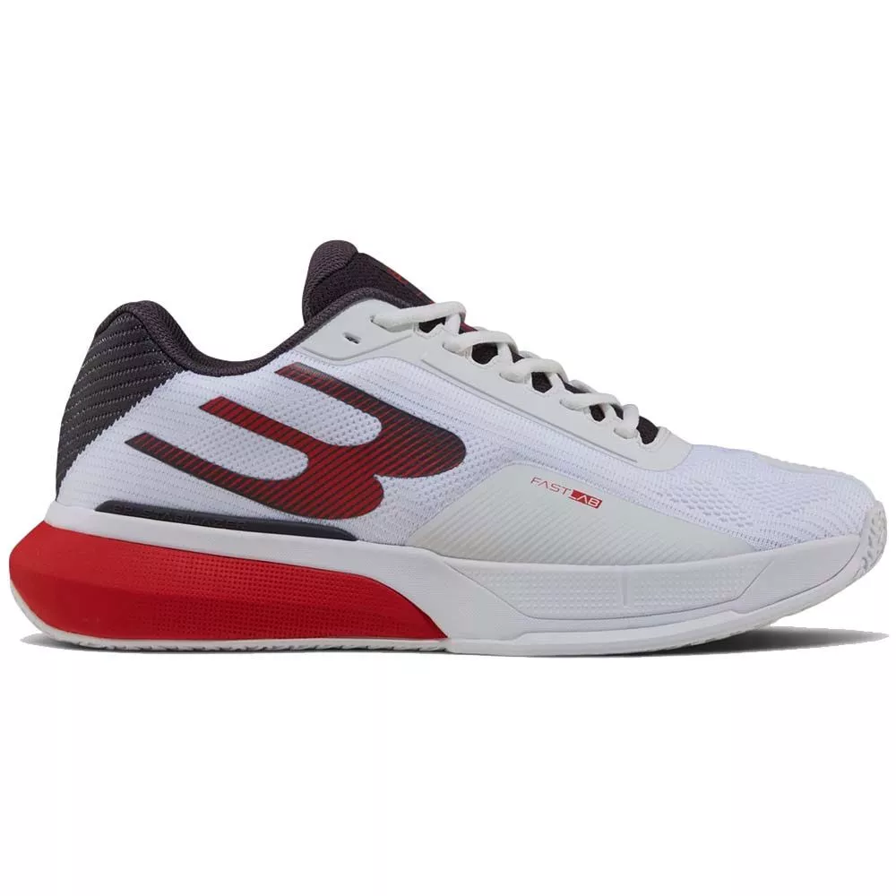 Bullpadel Neuron 26I Padelschuhe Wei&szlig; / Rot