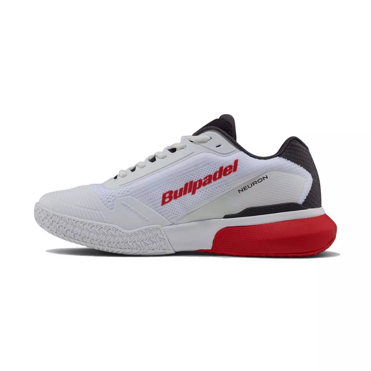 Bullpadel Neuron 26I Padelschuhe Wei&szlig; / Rot