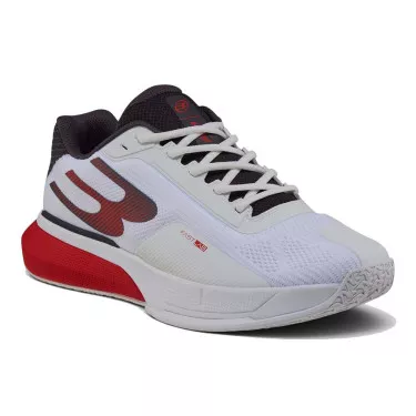 Bullpadel Neuron 26I Padelschuhe Wei&szlig; / Rot
