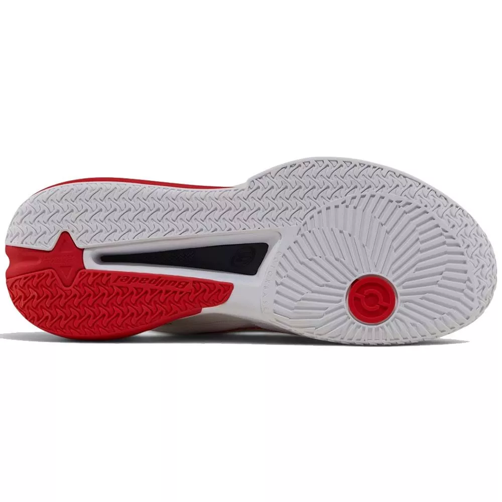 Bullpadel Neuron 26I Padelschuhe Wei&szlig; / Rot