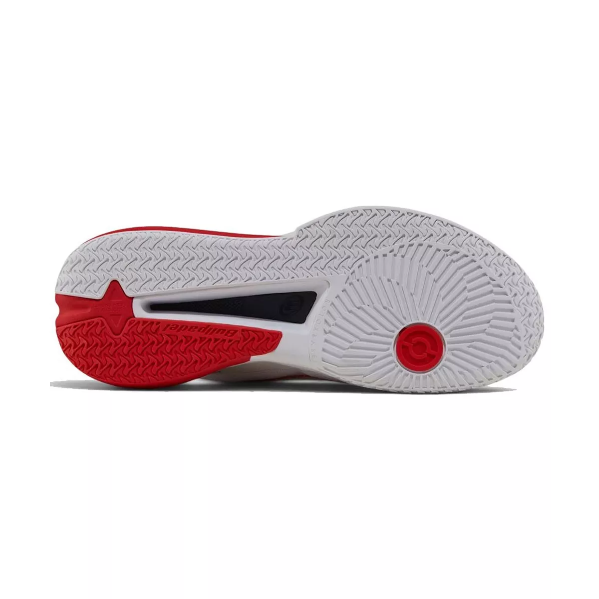 Bullpadel Neuron 26I Padelschuhe Wei&szlig; / Rot