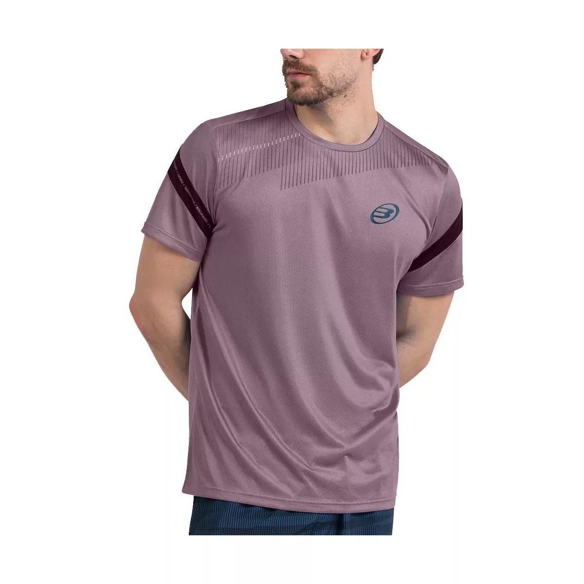Bullpadel Casul T-Shirt Rosa Braun