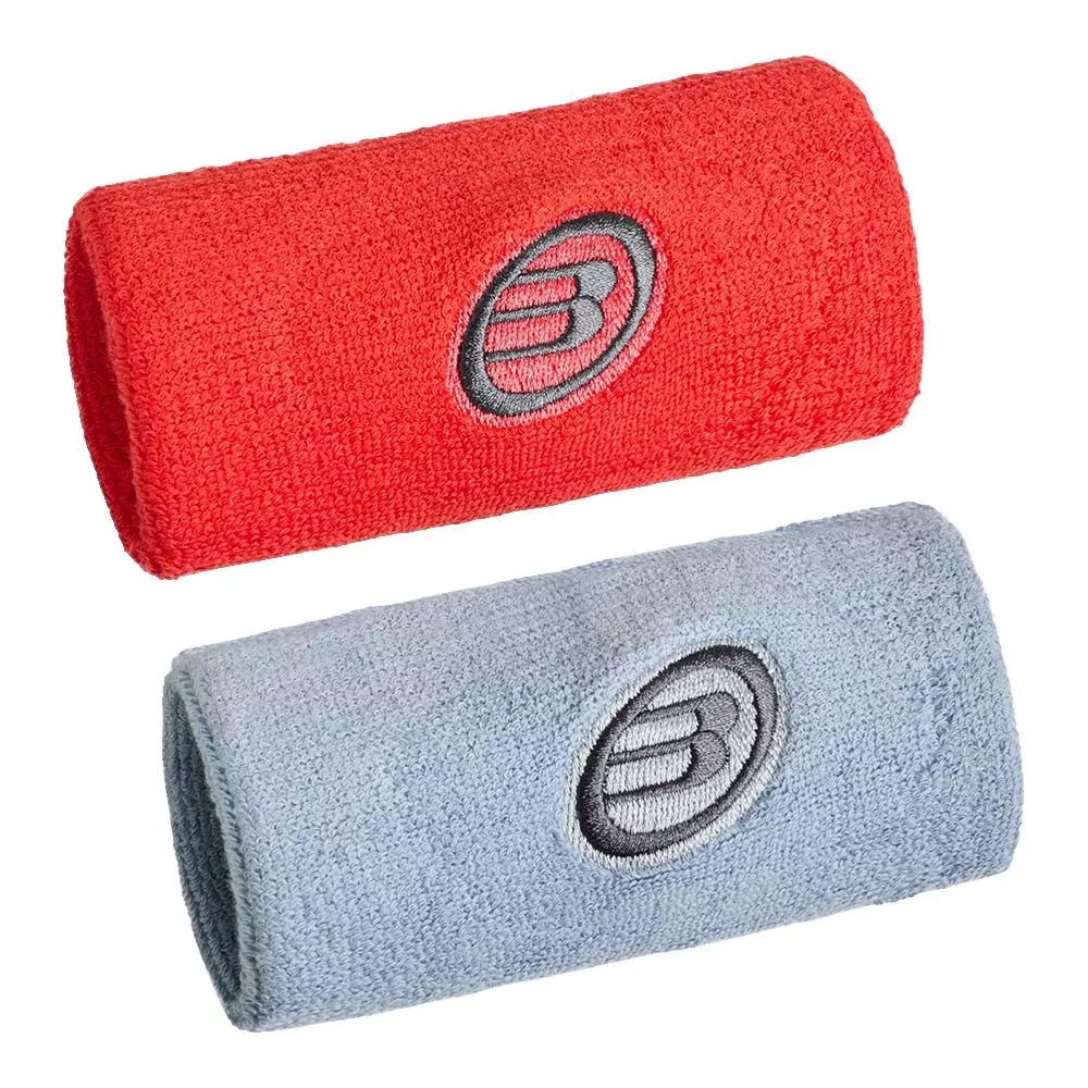 Bullpadel BPMU262I Schwei&szlig;band Rot / Grau 2er-Pack