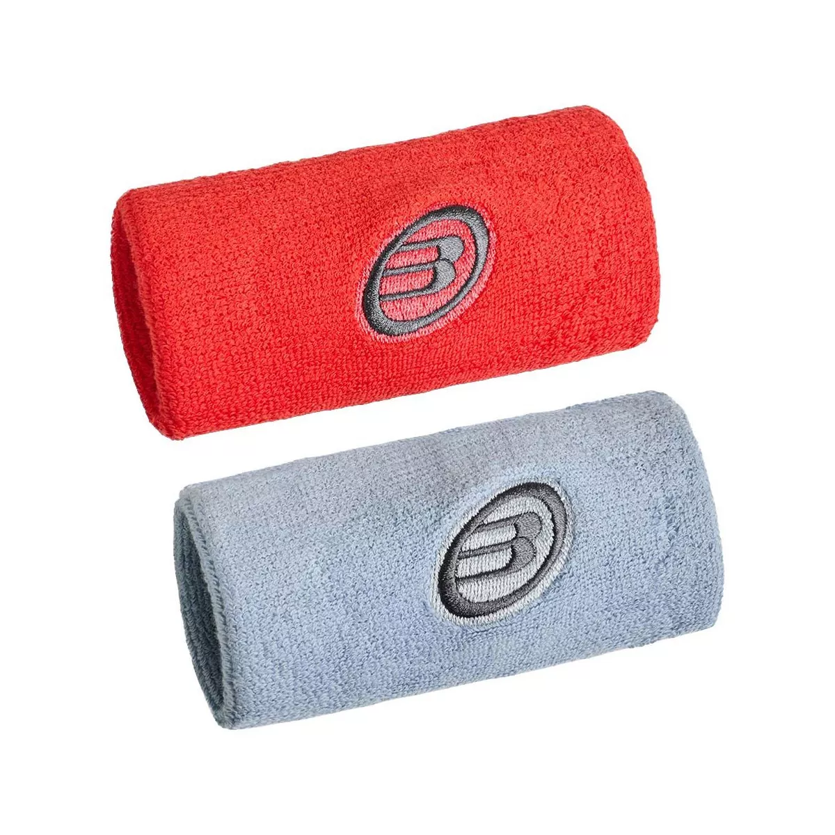 Bullpadel BPMU262I Schwei&szlig;band Rot / Grau 2er-Pack