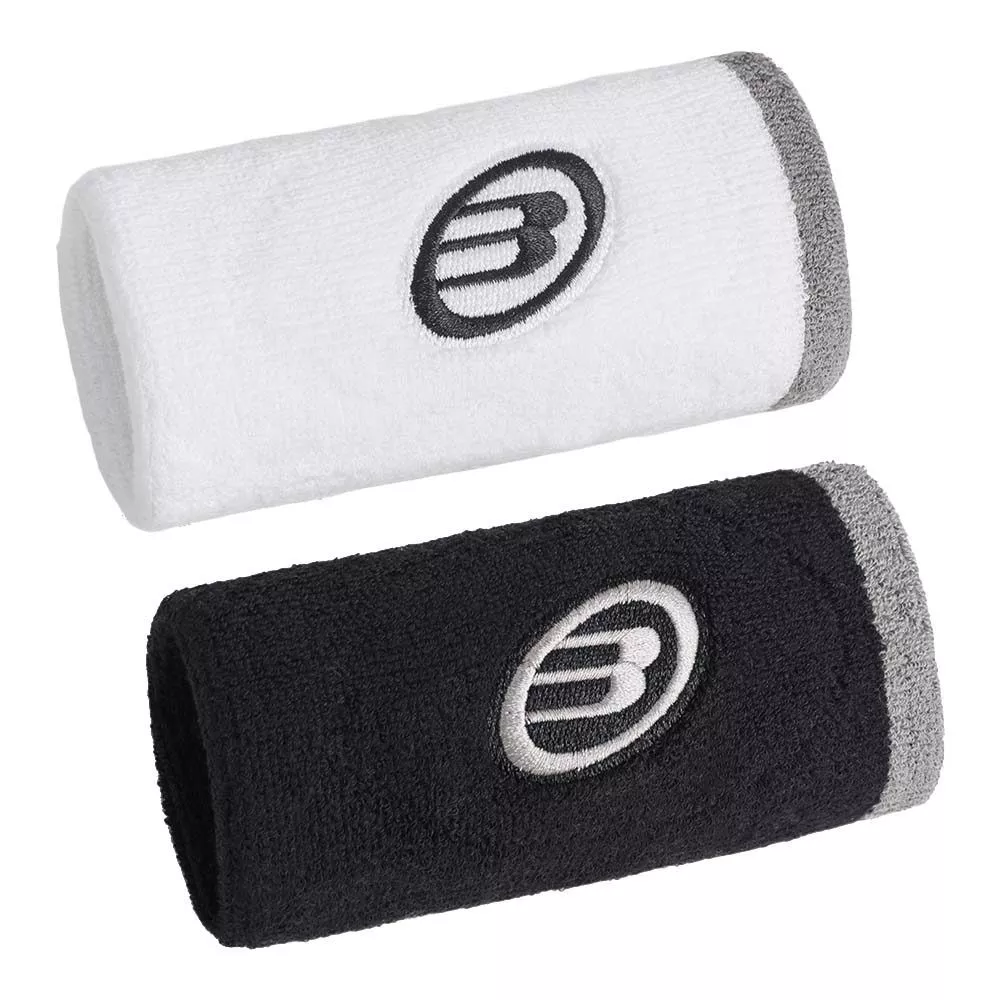 Bullpadel BPMU265I Schwei&szlig;band Wei&szlig; / Schwarz 2er-Pack
