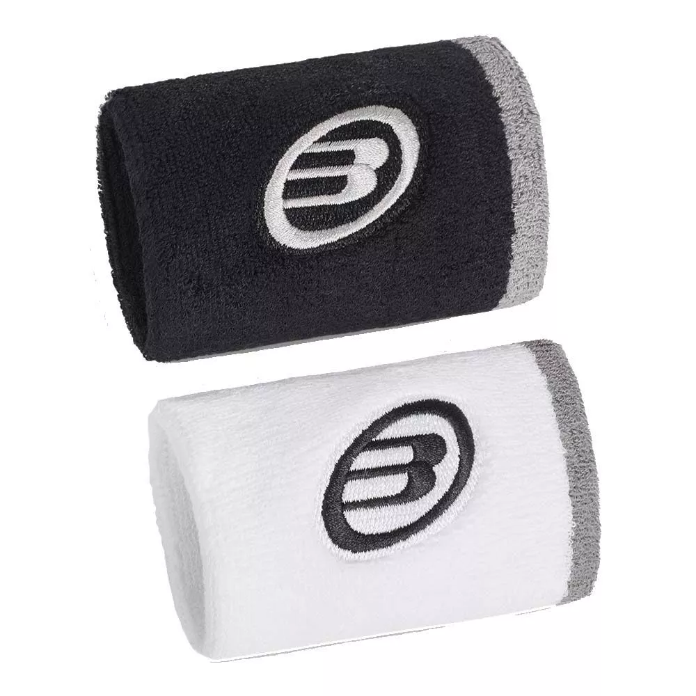 Bullpadel BPMU266I Schwei&szlig;band Wei&szlig; / Schwarz 2er-Pack