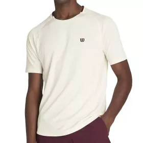 Wilson Serve Out T-Shirt Herren Cremewei&szlig;