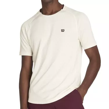 Wilson Serve Out T-Shirt Herren Cremewei&szlig;