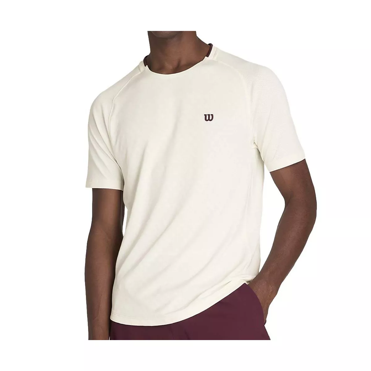 Wilson Serve Out T-Shirt Herren Cremewei&szlig;