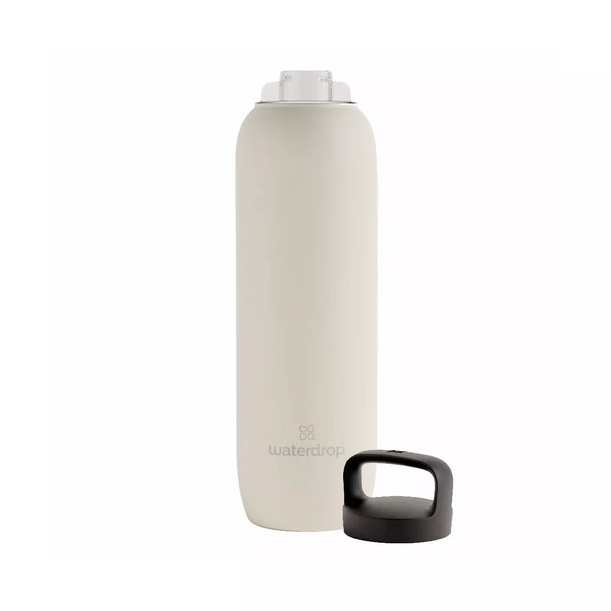 Waterdrop Thermo Trinkflasche Cremewei&szlig;