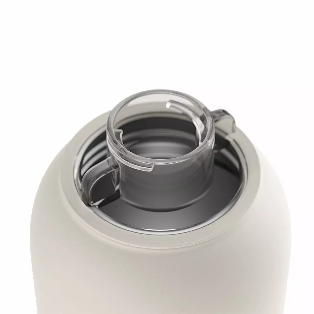 Waterdrop Thermo Trinkflasche Cremewei&szlig;