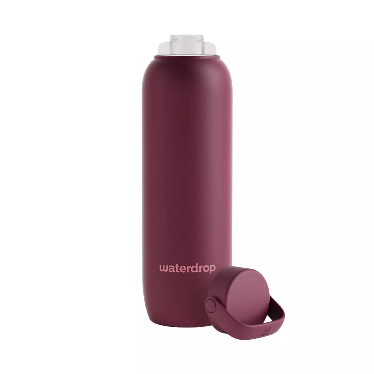 Waterdrop Thermo Trinkflasche Bordeaux