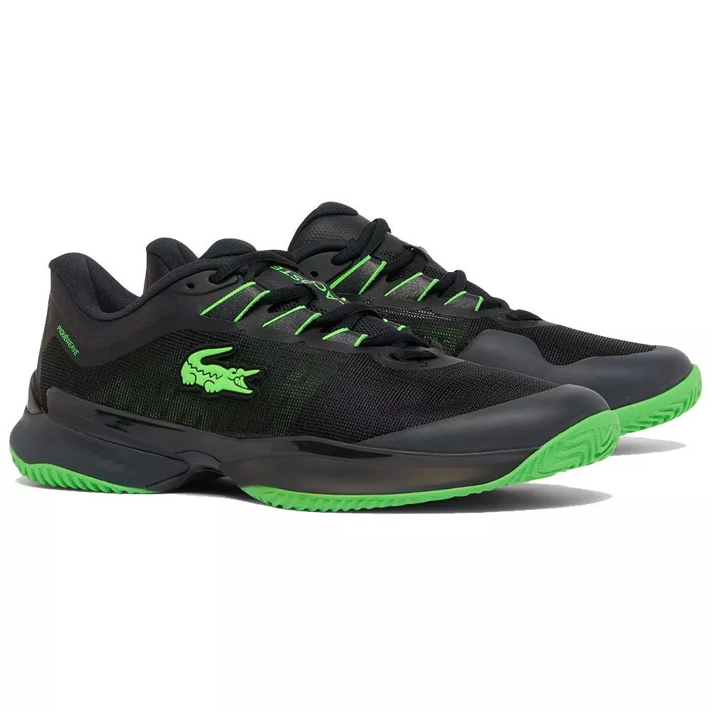 Lacoste AG-LT Ultra Tennisschuhe Clay Schwarz / Gr&uuml;n