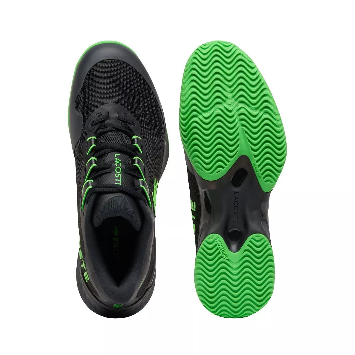 Lacoste AG-LT Ultra Tennisschuhe Clay Schwarz / Gr&uuml;n