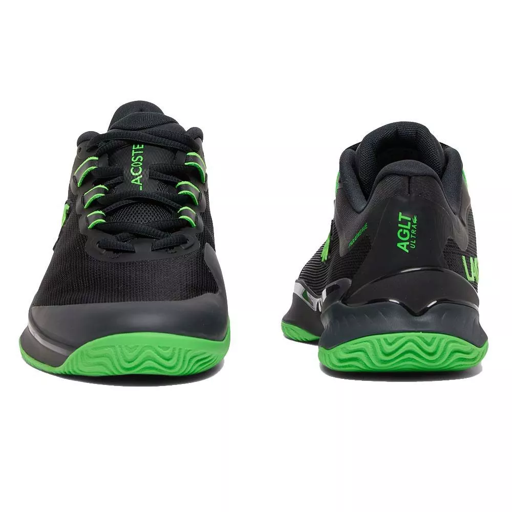 Lacoste AG-LT Ultra Tennisschuhe Clay Schwarz / Gr&uuml;n