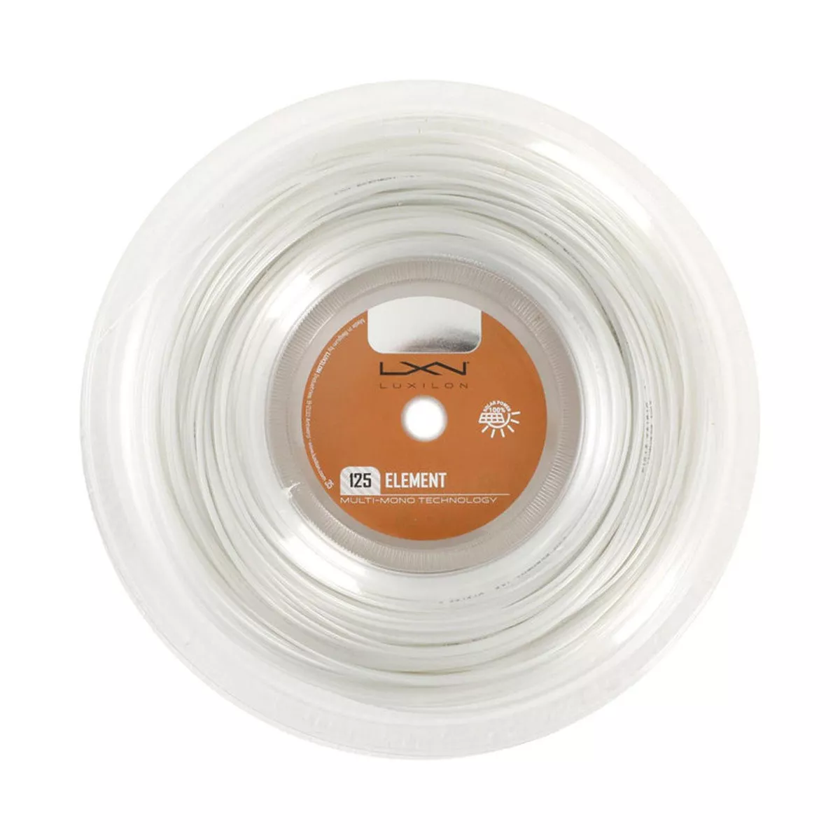 Luxilon Element Saitenrolle Wei&szlig; 200 m