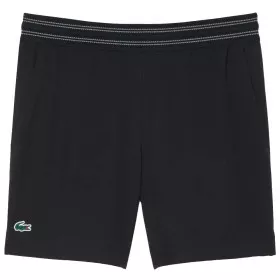 Lacoste Tennis Ultra Dry Reflektierender Short Schwarz