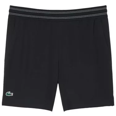 Lacoste Tennis Ultra Dry Reflektierender Short Schwarz