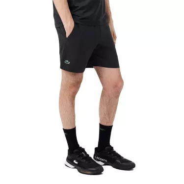 Lacoste Tennis Ultra Dry Reflektierender Short Schwarz