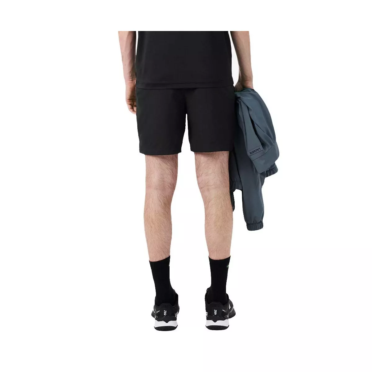 Lacoste Tennis Ultra Dry Reflektierender Short Schwarz