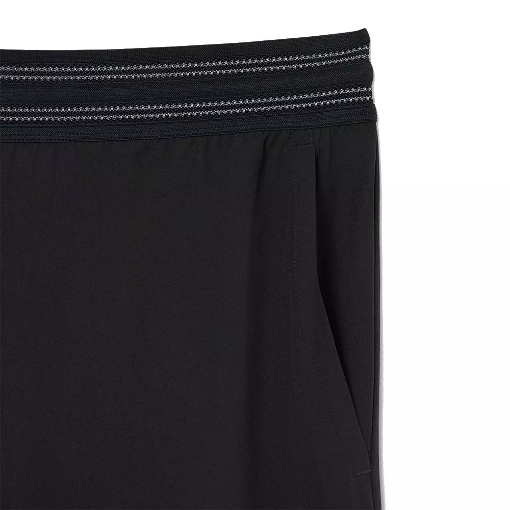 Lacoste Tennis Ultra Dry Reflektierender Short Schwarz