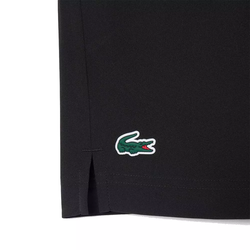 Lacoste Tennis Ultra Dry Reflektierender Short Schwarz