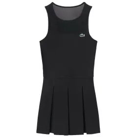 Lacoste Tennis Plisseekleid Stretch Schwarz