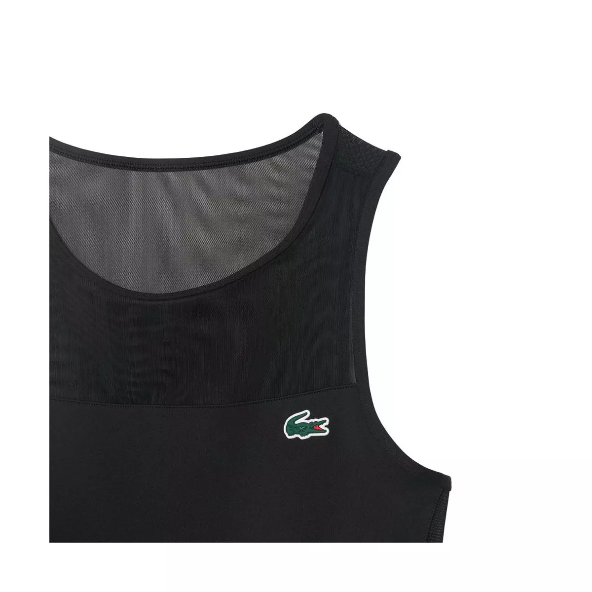 Lacoste Tennis Plisseekleid Stretch Schwarz