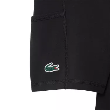 Lacoste Tennis Plisseekleid Stretch Schwarz