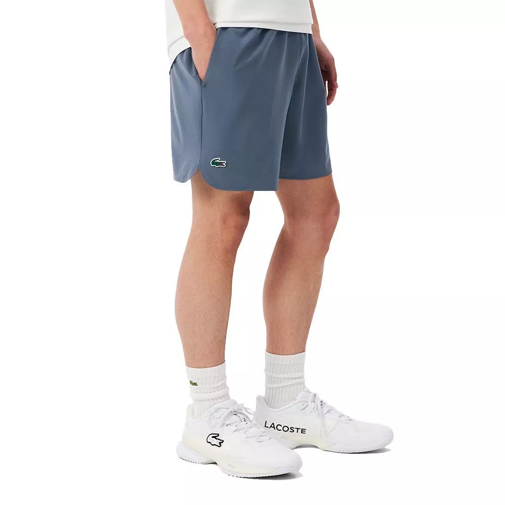 Lacoste Tennis x Novak Djokovic On Court Short Grau