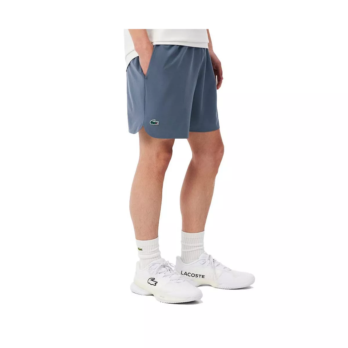 Lacoste Tennis x Novak Djokovic On Court Short Grau