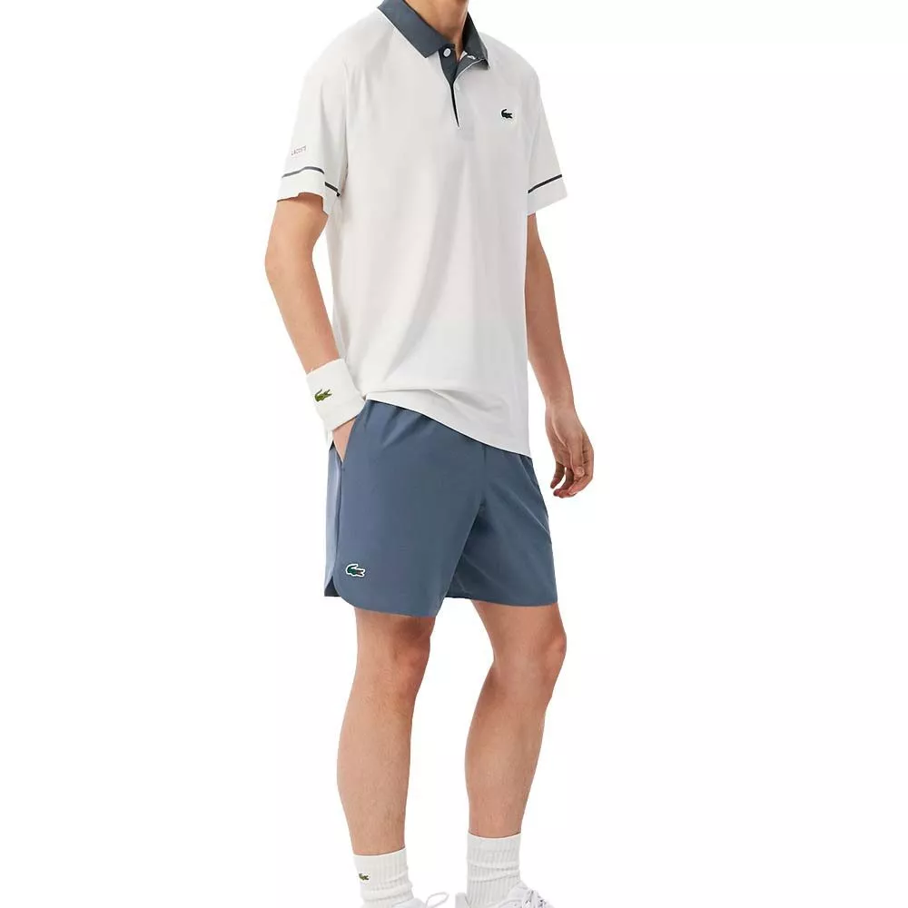 Lacoste Tennis x Novak Djokovic On Court Short Grau