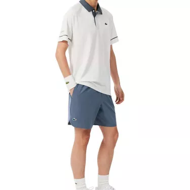 Lacoste Tennis x Novak Djokovic On Court Short Grau