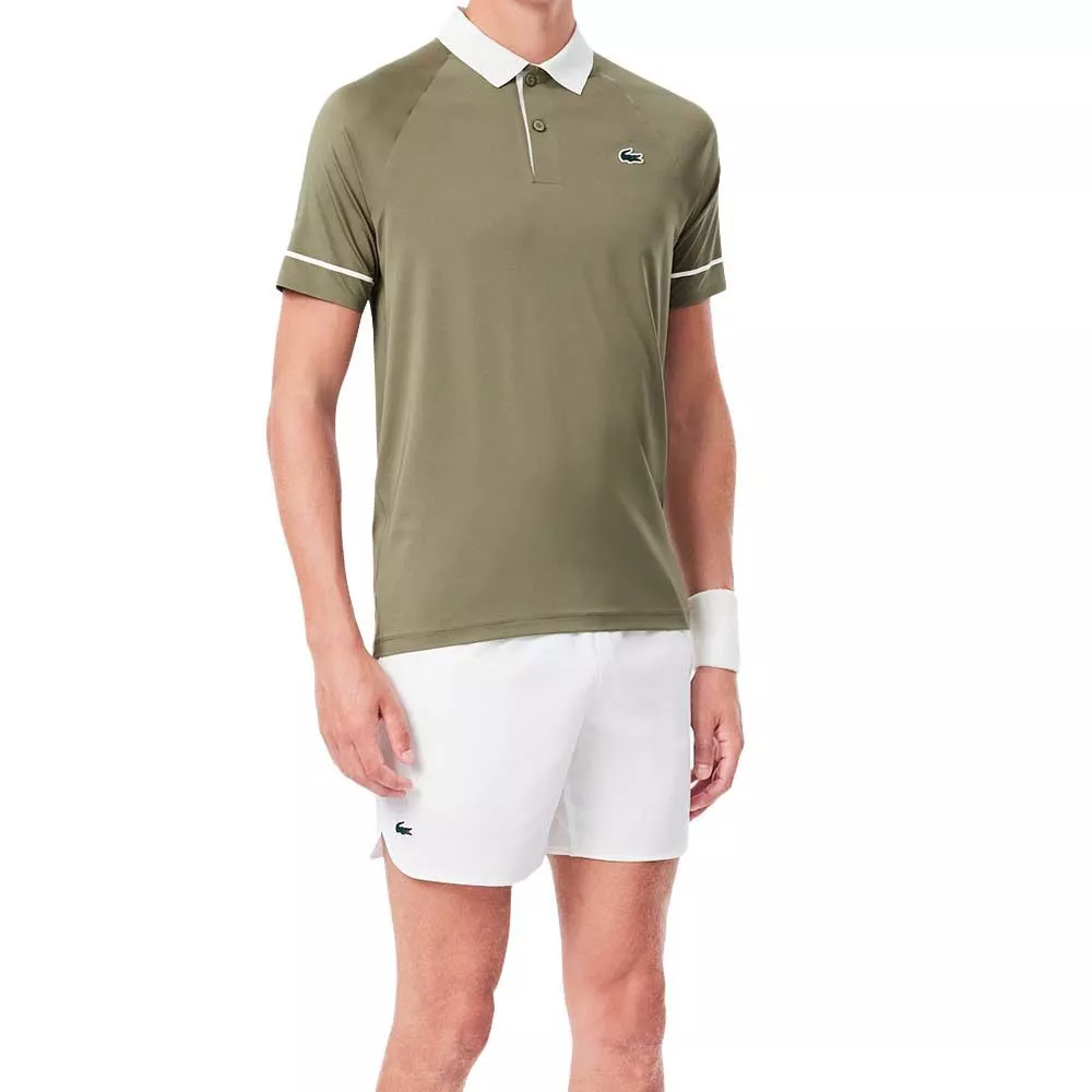Lacoste Tennis x Novak Djokovic On Court Short Wei&szlig;