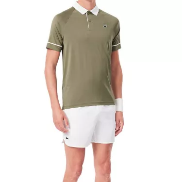 Lacoste Tennis x Novak Djokovic On Court Short Wei&szlig;