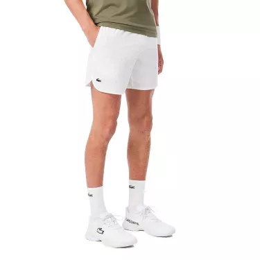 Lacoste Tennis x Novak Djokovic On Court Short Wei&szlig;