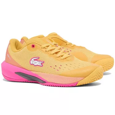 Lacoste AG-LT Evo Tennisschuhe Damen Gelb / Rosa