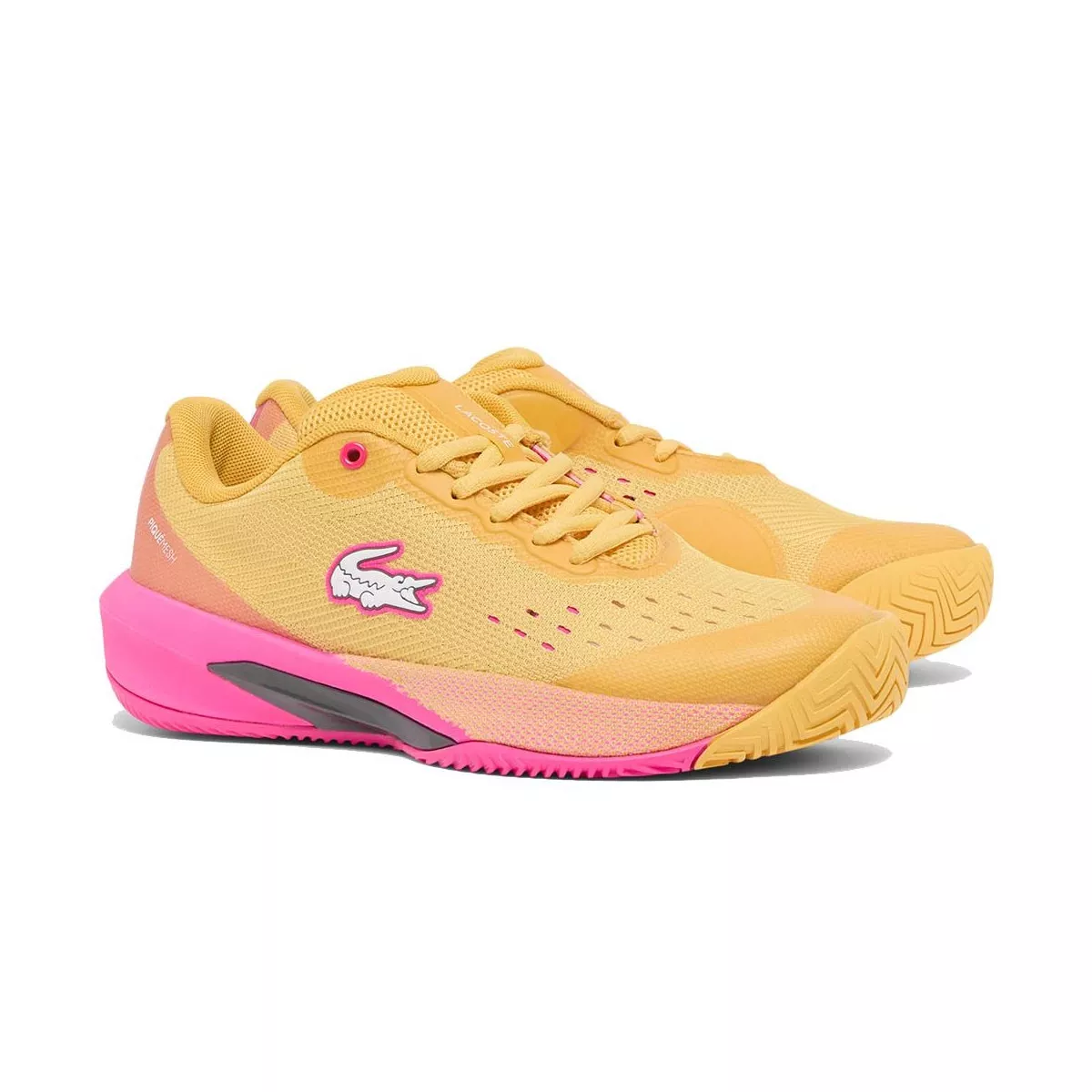 Lacoste AG-LT Evo Tennisschuhe Damen Gelb / Rosa