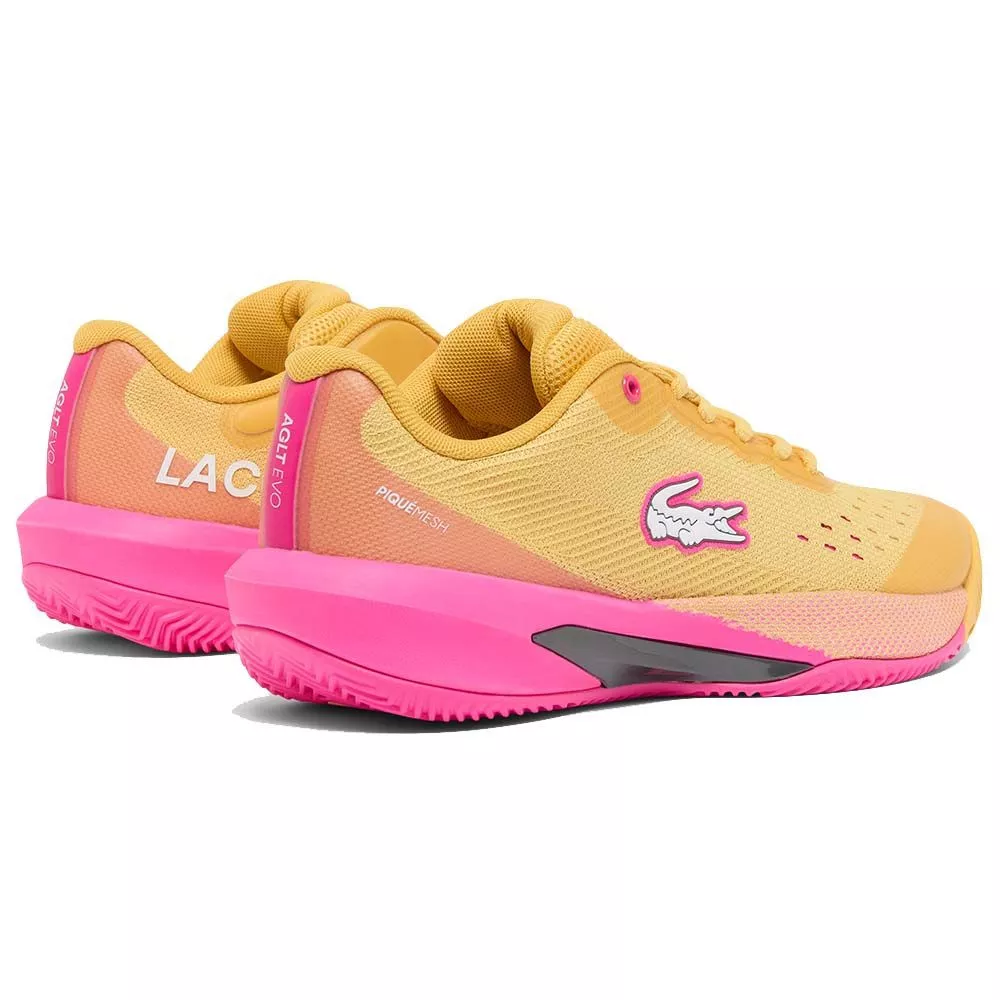 Lacoste AG-LT Evo Tennisschuhe Damen Gelb / Rosa
