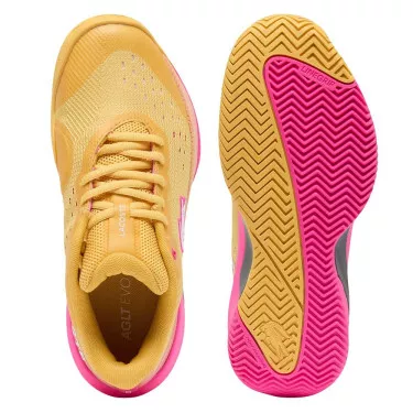 Lacoste AG-LT Evo Tennisschuhe Damen Gelb / Rosa