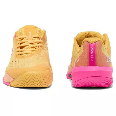 Lacoste AG-LT Evo Tennisschuhe Damen Gelb / Rosa