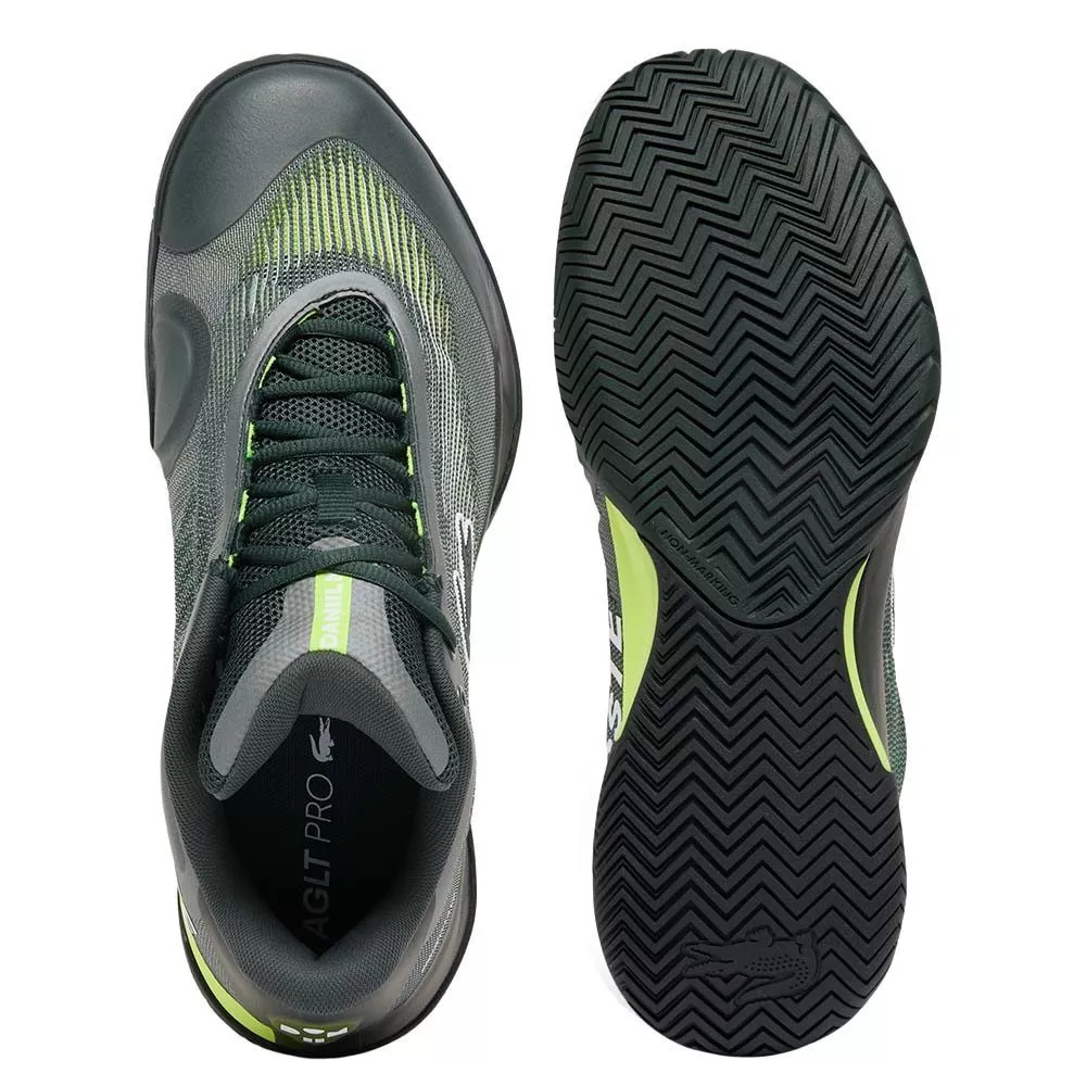 Lacoste AG-LT Pro x Daniil Medwedew Tennisschuhe Dunkelgr&uuml;n