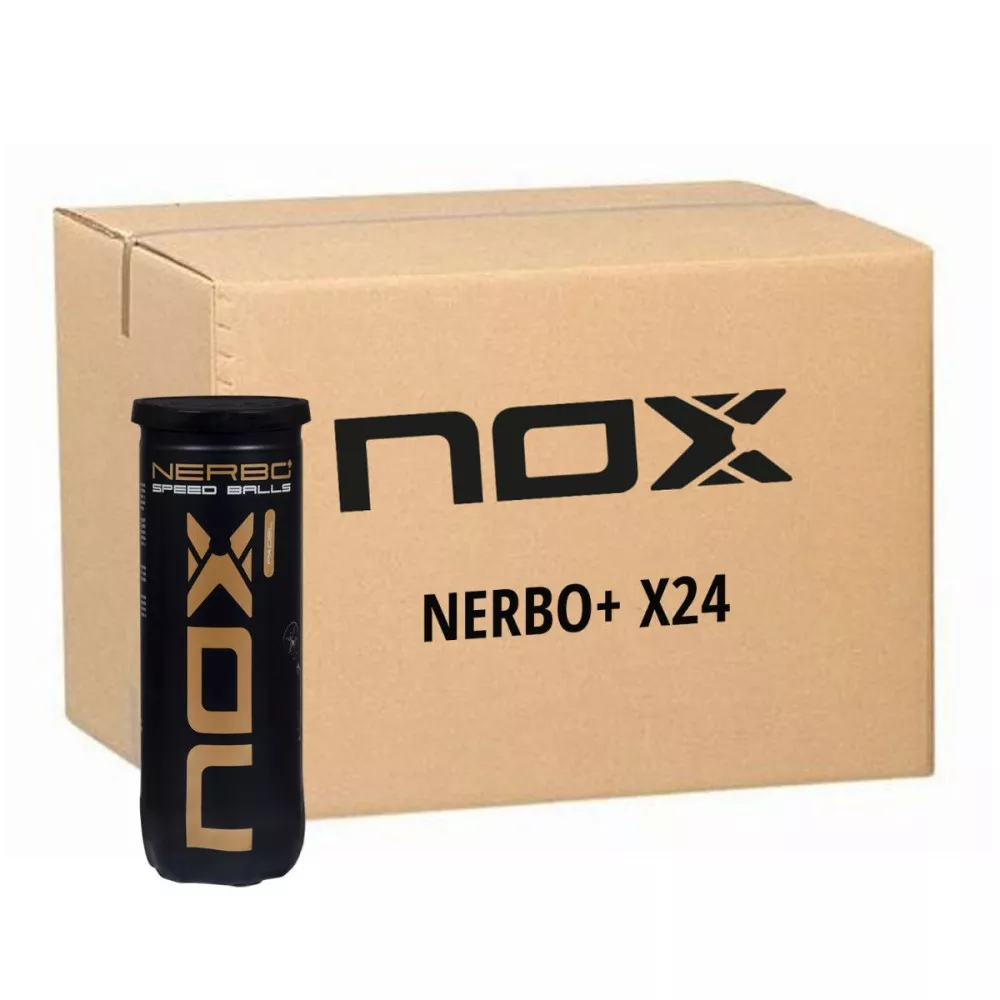Nox Nerbo+ Speed Padelb&auml;lle Karton 24 x 3er-Dose