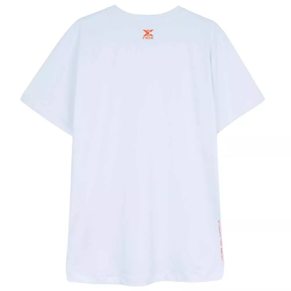 Nox Team 26 Padel T-Shirt Wei&szlig;