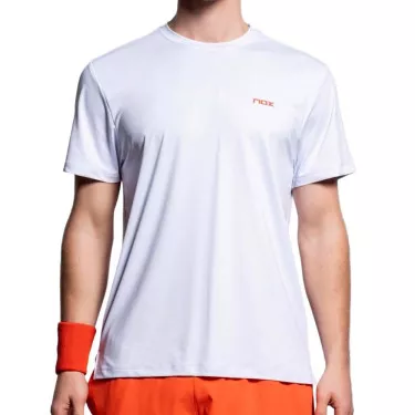 Nox Team 26 Padel T-Shirt Wei&szlig;